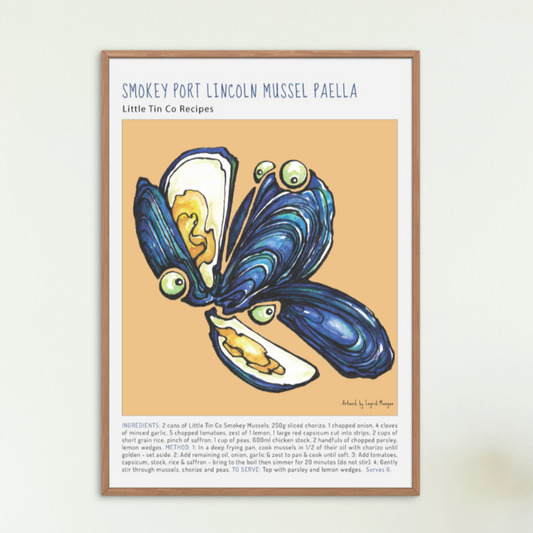PRINT: Little Tin Co Smokey Mussel Paella Recipe