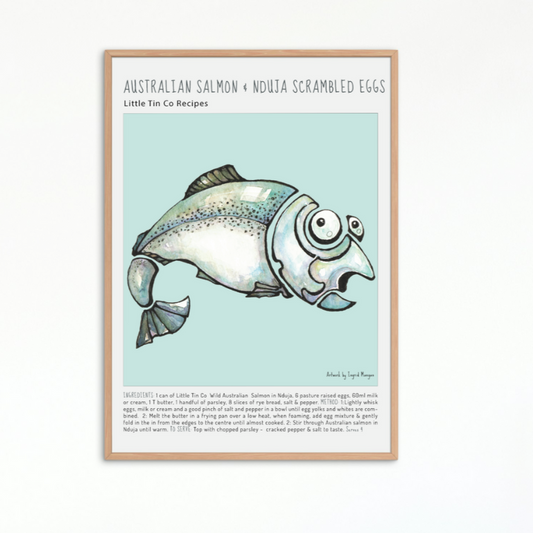 Print: Little Tin Co Australian Salmon & Nduja Scrambled Eggs Recipe