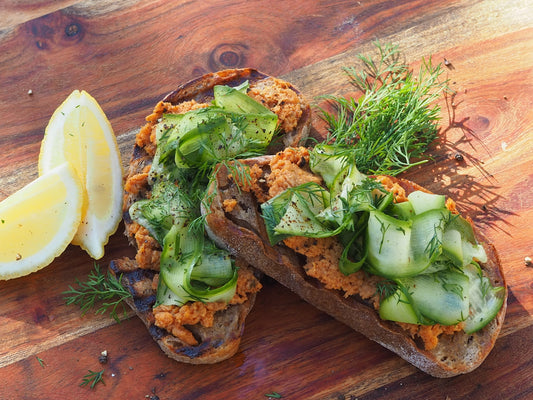 Hot Smoked Kingfish Pâté With Quick Pickle