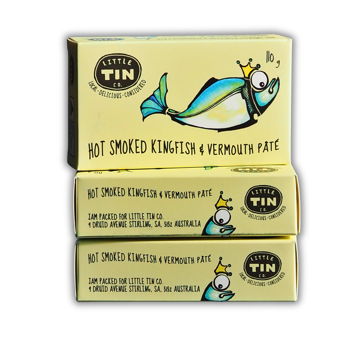 3 Pack - Hot Smoked Kingfish and Vermouth Pâté