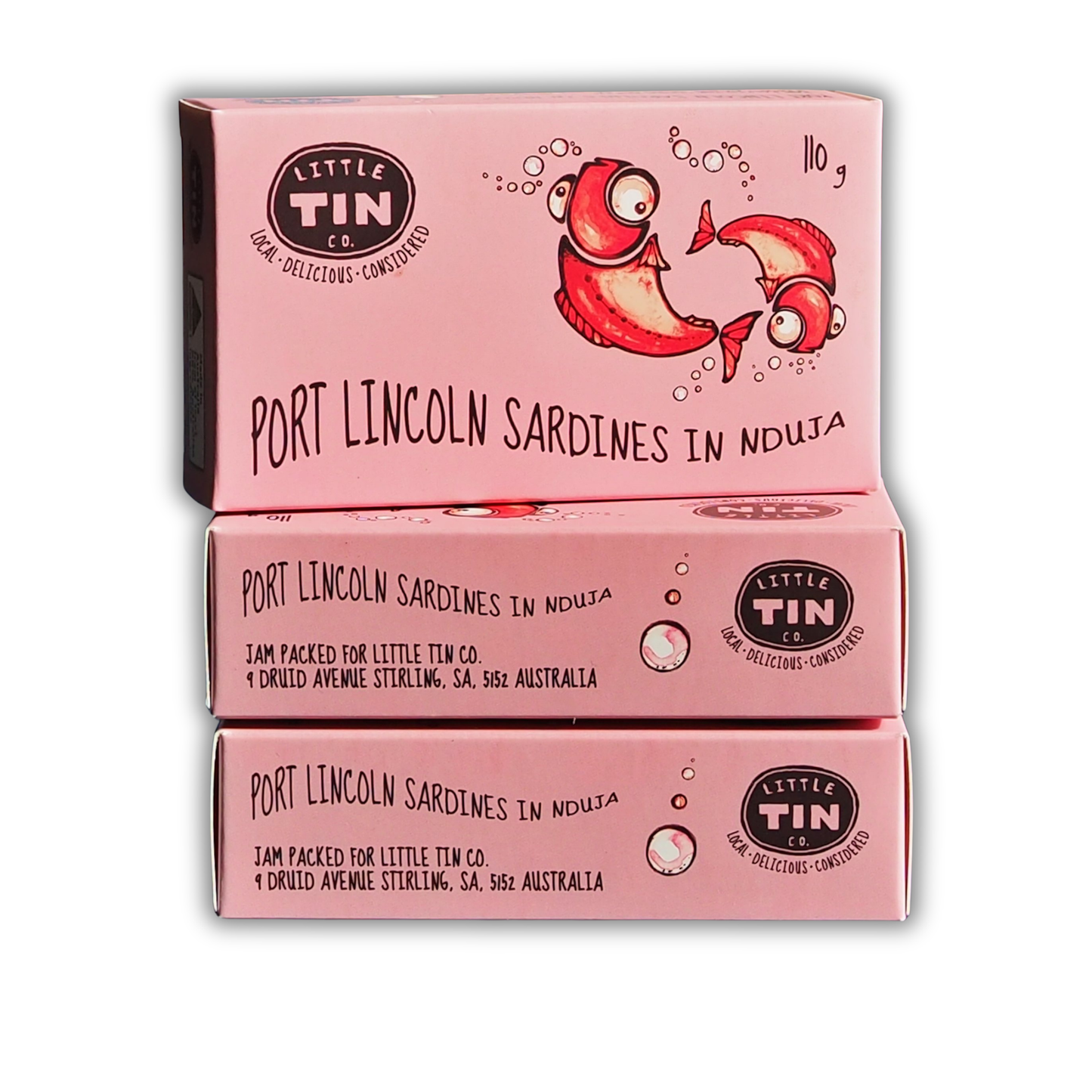 3 Pack - Port Lincoln Sardines in Nduja