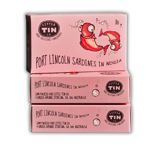 3 Pack - Port Lincoln Sardines in Nduja