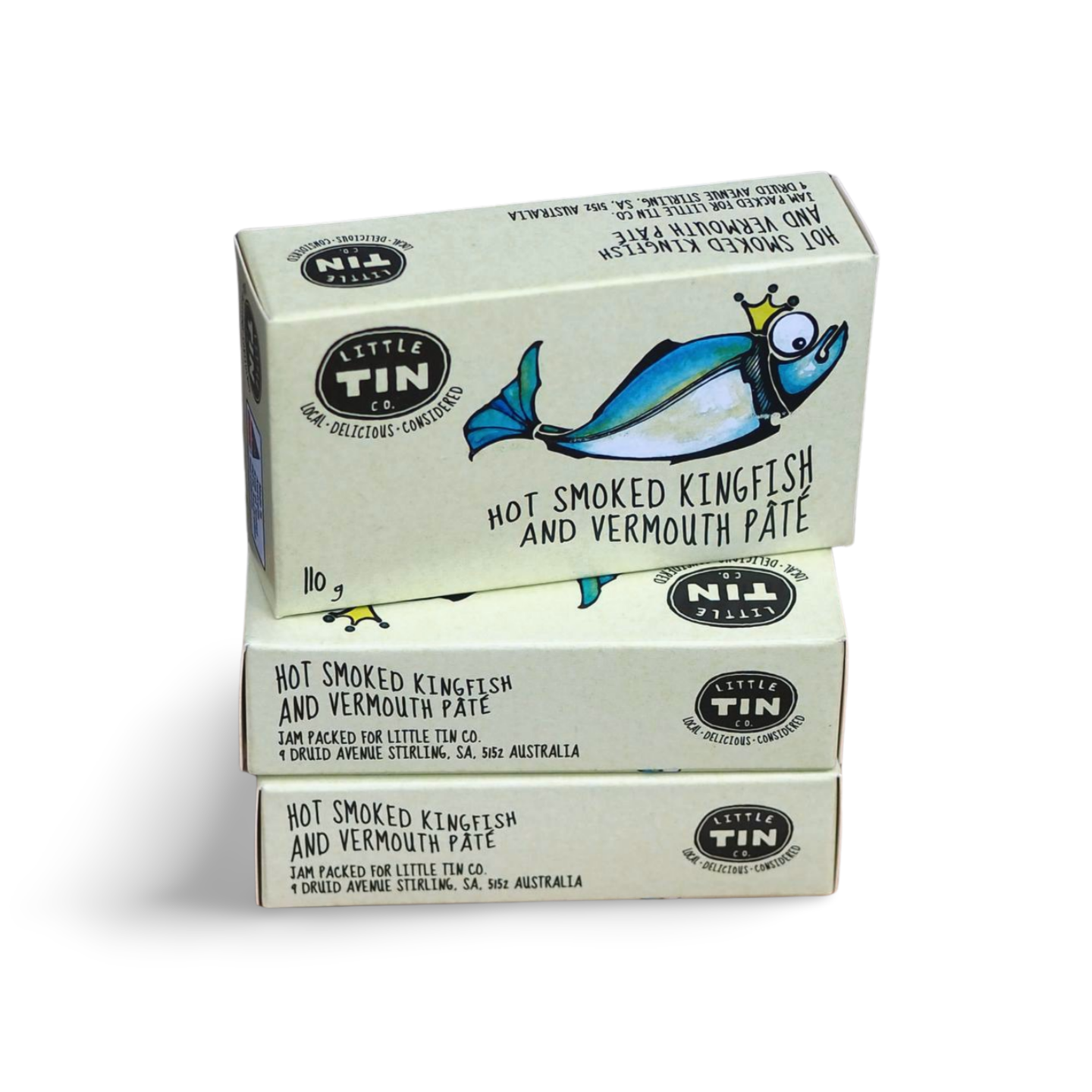 3 Pack - Hot Smoked Kingfish and Vermouth Pâté