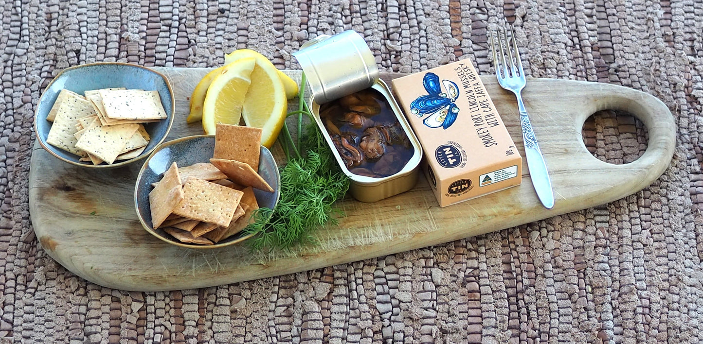 Smokey Port Lincoln Mussels with Cape Jaffa Whisky
