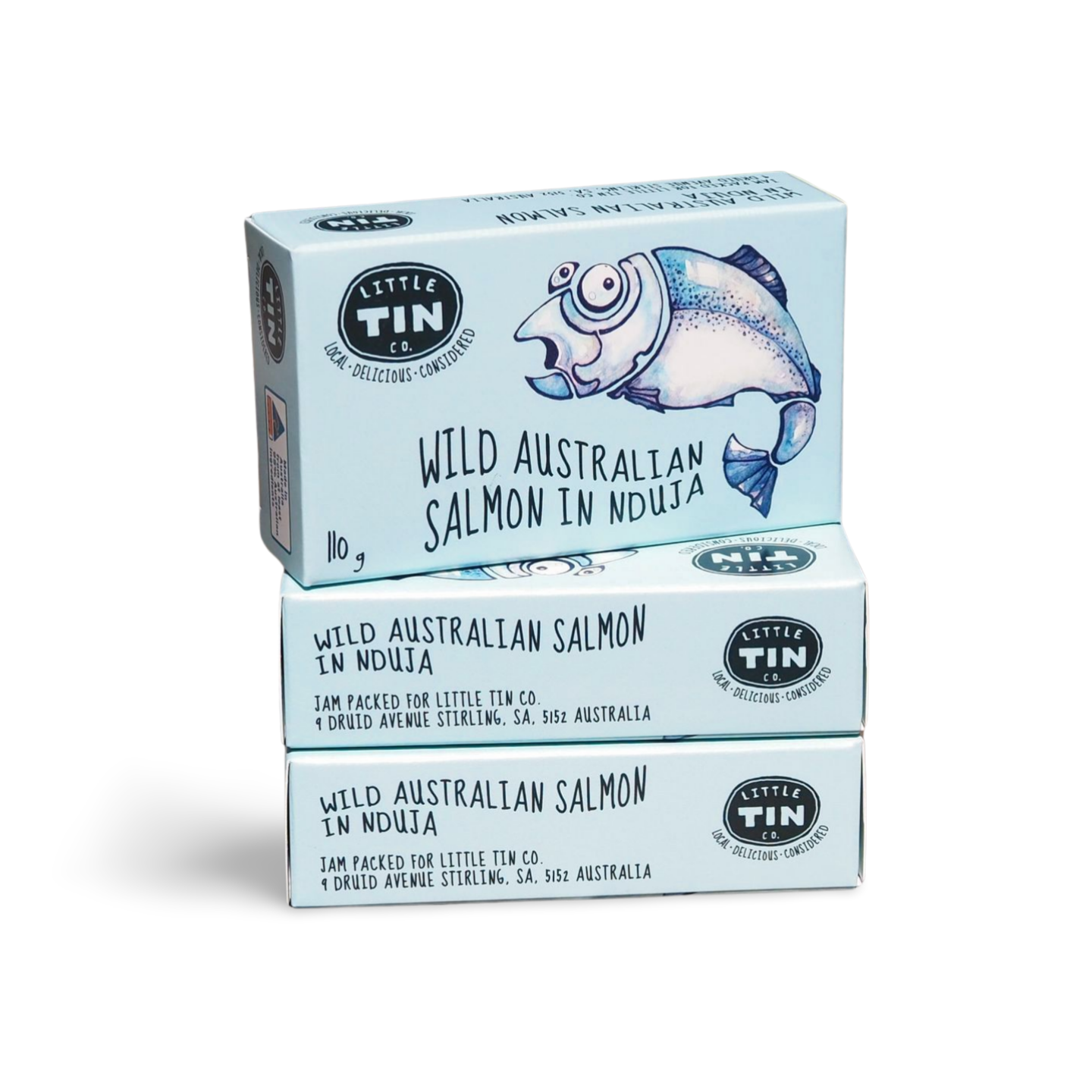 3  Pack - Wild Australian Salmon in Nduja